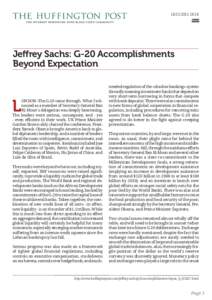 [removed]:18 World Jeffrey Sachs: G-20 Accomplishments Beyond Expectation 