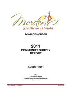 [removed]Morden Community Survey Results