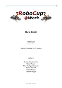 1  Rule Book Version[removed]June 08, 2013