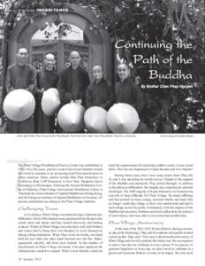 p r eci ous I N HERITANCE  Continuing the Path of the Buddha By Brother Chan Phap Nguyen