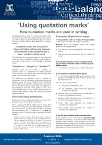 Microsoft Word - Using quotation marks Update[removed]