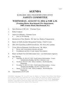 [removed]AGENDA KANKAKEE AREA TRANSPORTATION STUDY  SAFETY COMMITTEE