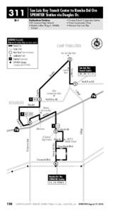 311 M-F San Luis Rey Transit Center to Rancho Del Oro SPRINTER Station via Douglas Dr. •	Ocean Ranch Corporate Centre