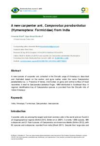 Biodiversity Data Journal 2: e996 doi: [removed]BDJ.2.e996