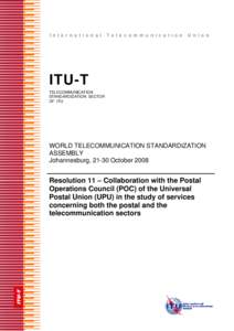 ITU-T Rec. Book 1 Resolutions ITU-T Series A Recommendations: