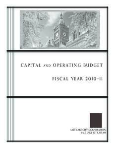 FY[removed]Capital and Operating Budget Book