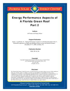 Roofs / Building engineering / Sustainable architecture / Sustainable building / Environmental engineering / Green roof / Flat roof / R-value / Heat transfer / Architecture / Construction / Engineering