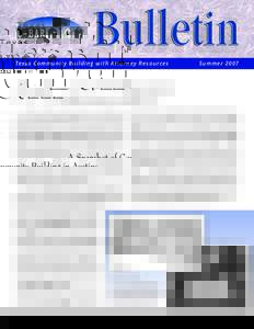 Texas Community Building with Attorney Resources  Summer 2007 A Snapshot of Community Building in Austin: Graves, Dougherty, Hearon & Moody, P.C.