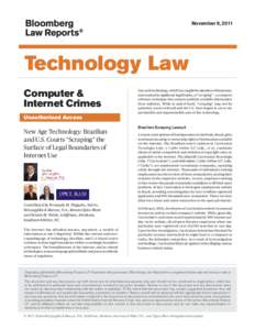 November 9, 2011  Technology Law Computer & Internet Crimes Unauthorized Access