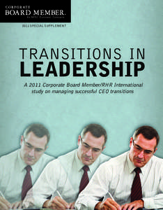 Transitions in Leadership