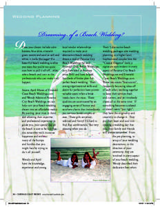 Wedding Planning  Dreaming of a Beach Wedding? D