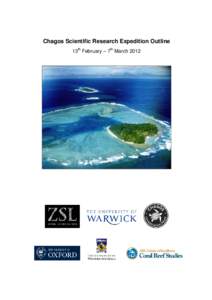 Chagos Scientific Research Expedition Outline