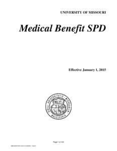 University of Missouri Medical Benefit SPD