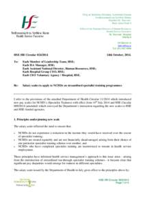 Microsoft Word - HSE HR Circular 024-2014_Salary Scales to apply to NCHDs on streamlined specialist training programmes.doc