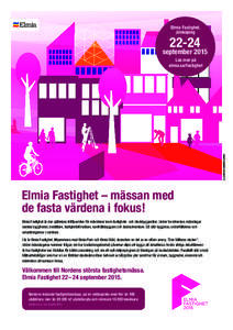 Elmia Fastighet, Jönköpingseptember 2015