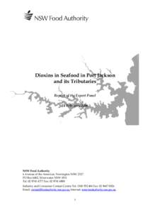 Dioxin in Seafood in Port Jackson and its Tributaries