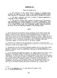 Trust Territory of the Pacific Islands / Trusteeship / Palau / United Nations Security Council Resolution 70 / United Nations Security Council Resolution 683 / United Nations / United Nations Trusteeship Council / Political geography