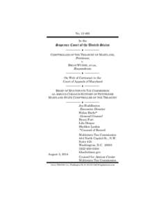 Federalism in the United States / United States Constitution / Income tax in the United States / Multistate Tax Commission / Amicus curiae / Complete Auto Transit v. Brady / Taxation in the United States / Commonwealth Edison Co. v. Montana / Government / State taxation in the United States / Law / Dormant Commerce Clause