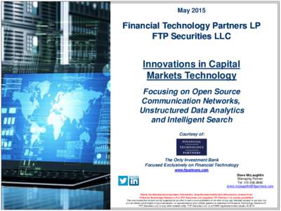 MayFinancial Technology Partners LP FTP Securities LLC  Innovations in Capital