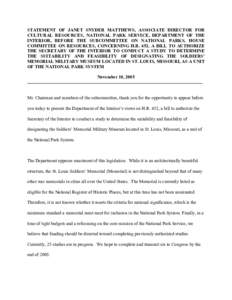 War memorial / Greater St. Louis / St. Louis /  Missouri / Geography of Africa / Parks in St. Louis /  Missouri / Consolidated Natural Resources Act / Saint-Louis /  Senegal / Gateway Arch