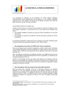 Sondage Eurobaromètre sur une politique étrangère commune et une politique de sécurité et de défense commune - mai 2003