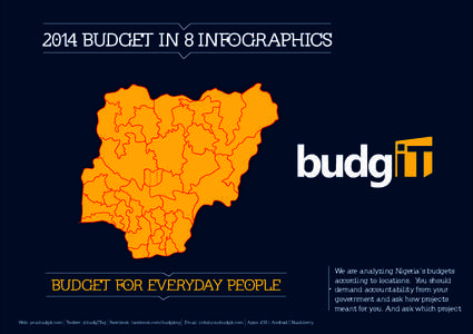 2014 BUDGET IN 8 INFOGRAPHICS  Gusau ZAMFARA