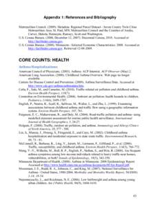 Healthy Communities Count! Indicators of Community Health along the Central Corridor Light Rail Transit (LRT) Route - Minnesota Department of Health