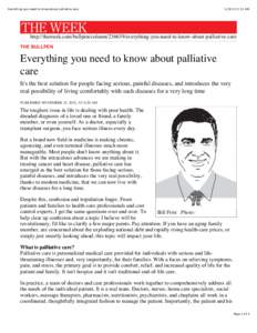 Everything you need to know about palliative care