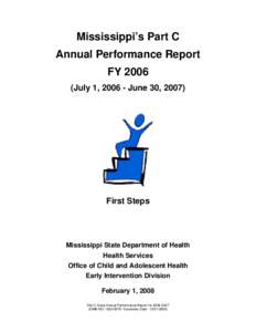 Part C State Annual Performance Report (APR) for  ________  (Insert FFY)