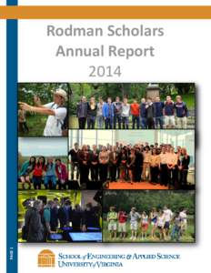 PAGE 1  Rodman Scholars Annual Report 2014