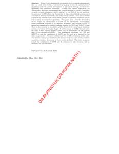 Abstract. Monte Carlo simulation is an essential tool in emission tomography that can assist in the design of new medical imaging devices, the optimization of acquisition protocols, and the development or assessment of i