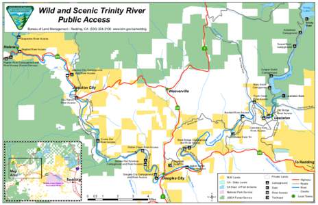 Wild and Scenic Trinity River Public Access Trinity Lake