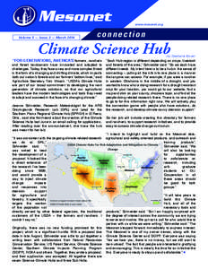 www.mesonet.org  Volume 5 — Issue 3 — March 2014 connection