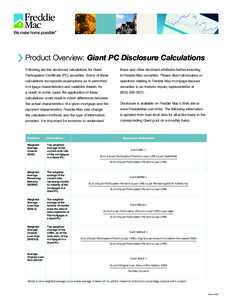 Giant PC Disclosure Calculations, March[removed]Freddie Mac