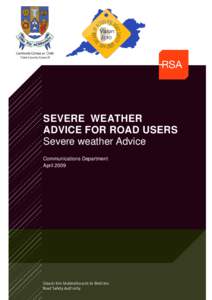 Microsoft Word - Severe Weather advice for road users doc final Jan 2010.doc