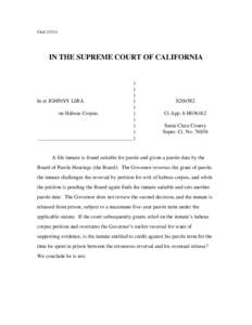 Filed[removed]IN THE SUPREME COURT OF CALIFORNIA ) )
