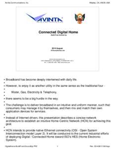 Networking hardware / Energy / Computer networking / HomePlug / Videotelephony / Home network / Voice over IP / Smart meter / Home automation / Technology / Broadband / Computing