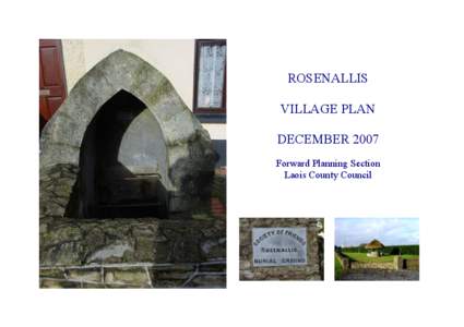 ROSENALLIS VILLAGE PLAN DECEMBER 2007