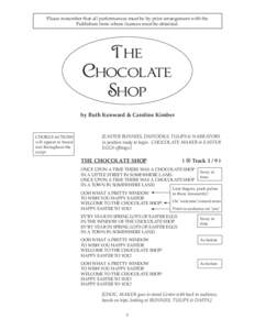 The Chocolate Shop Script.indd