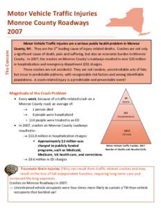 Motor Vehicle Traffic Injuries - Monroe County, New York