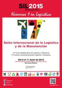SIL2015 BARCELONA Números 1 en Logística  Salón Internacional de la Logística