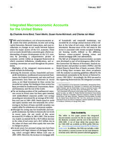 Integrated Macroeconomic Accounts for the United States