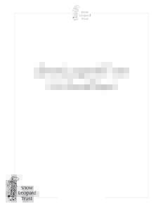 Snow Leopard Trust 2006 Annual Report Celebrating 25 Years Keeping anything going for 25 years is a challenge, whether it’s a business, a friendship, or a wildlife conservation organization. As the Snow Leopard Trust
