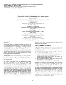 Proceedings of The Thirteenth[removed]International Offshore and Polar Engineering Conference Honolulu, Hawaii, USA, May 25 –30, 2003 Copyright © 2003 by The International Society of Offshore and Polar Engineers ISBN 1