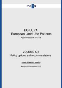 Spatial planning / Framework Programmes for Research and Technological Development / Political philosophy / European Union / Interreg / Europe