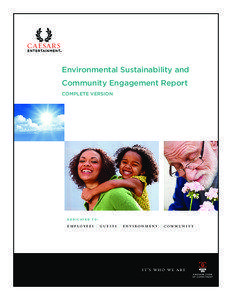 Environmental Sustainability and Community Engagement Report COMPLETE VERSION