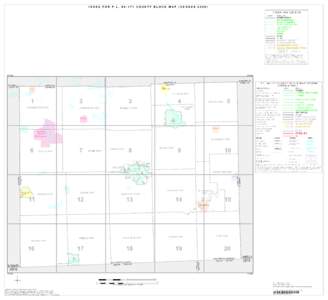 INDEX FOR P.L[removed]COUNTY BLOCK MAP (CENSUS[removed]INDEX MAP LEGEND SYMBOL NAME STYLE