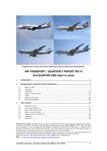 AIR TRANSPORT:  QUARTERLY REPORT NO 19