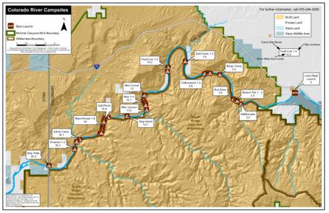 Colorado River Campsites  Wilderness Boundary[removed]