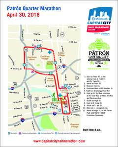 Patrón Quarter Marathon April 30, 2016 E 11th Ave Summit St  St